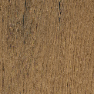 Dekor DĄB LANCELOT R20027 w stylu rustykalnego, naturalnego drewna w kolorze miodowym z ciemnymi sękami - Pfleiderer